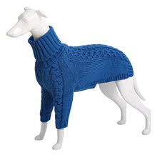 Winter Solid High Collar Dog Sweater