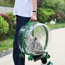 SeeThroughPaws™    |       Portable Transparent Trolley Case Cat Bag