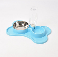 Pet automatic drinking water double bowl