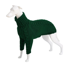 Winter Solid High Collar Dog Sweater