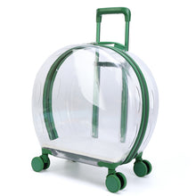 SeeThroughPaws™    |       Portable Transparent Trolley Case Cat Bag