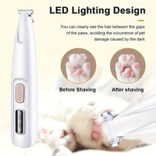 18mm Wide Blade Pet Clipper with LED Light & Power Indicator