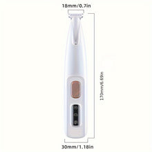 18mm Wide Blade Pet Clipper with LED Light & Power Indicator