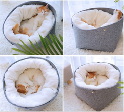 FelineDreams™  |  Pet Sleeping Cat Bed