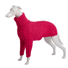 Winter Solid High Collar Dog Sweater