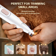 18mm Wide Blade Pet Clipper with LED Light & Power Indicator