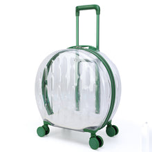 SeeThroughPaws™    |       Portable Transparent Trolley Case Cat Bag