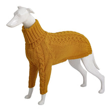 Winter Solid High Collar Dog Sweater