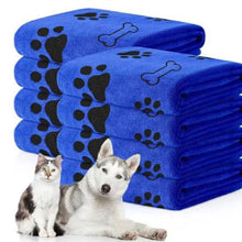 Pet Microfiber Printed Bath Towel