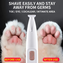 18mm Wide Blade Pet Clipper with LED Light & Power Indicator