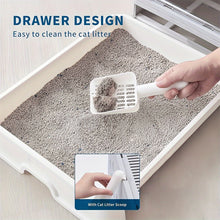 Odor-Control Cat Litter Box with Tray & Scoop